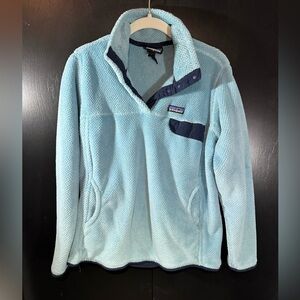 Patagonia Pullover Womens Large T Snap Sweater Fleece *